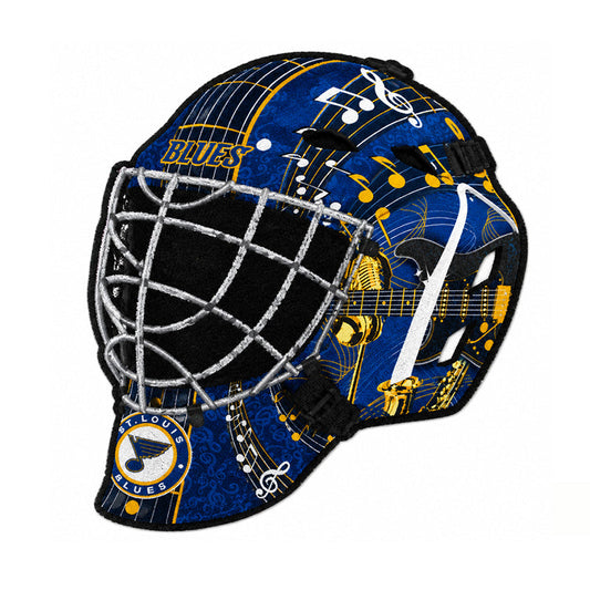 St. Louis Blues Goalie Helmet Rug