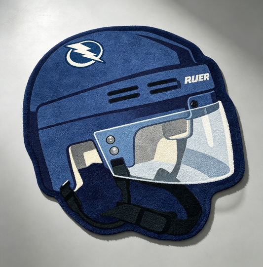 Tampa Bay Lightning Helmet Rug