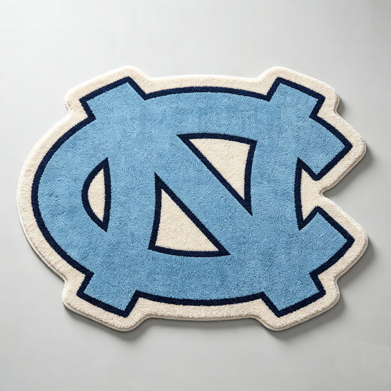 Tar Heels Logo Rug - North Carolina