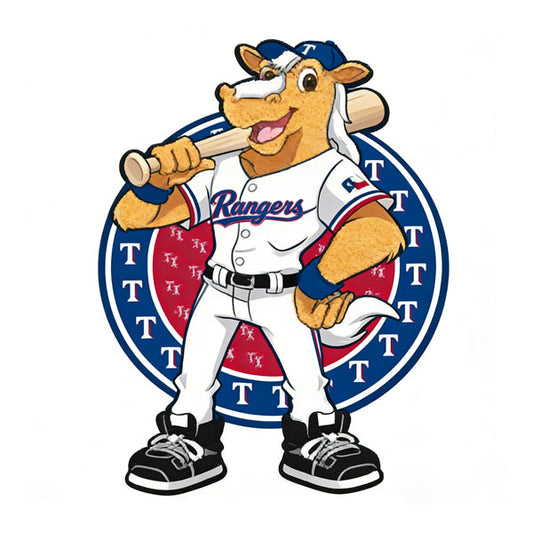 Texas Rangers Mascot Rug