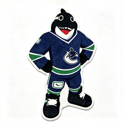 Vancouver Canucks mascot Rug
