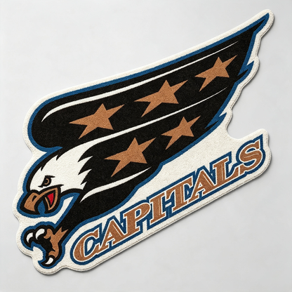 Washington Capitals 1995 Logo Rug