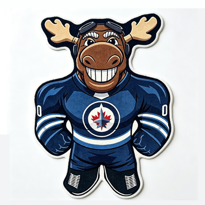 Winnipeg Jets mascot Rug