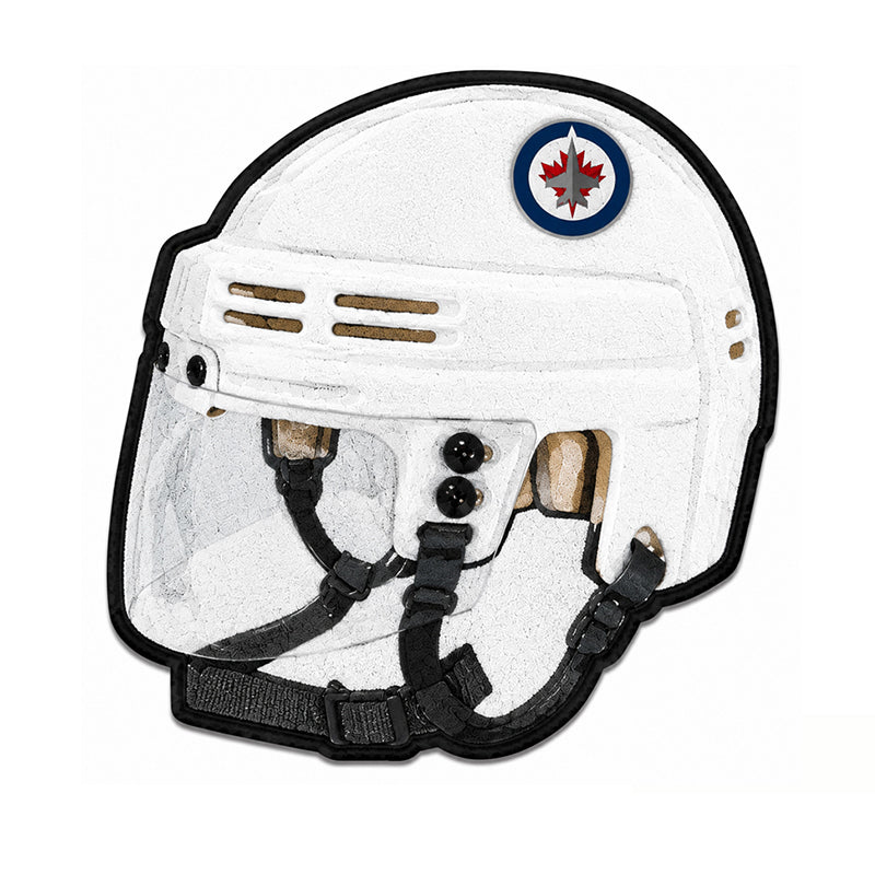 Winnipeg Jets Helmet Rug - White