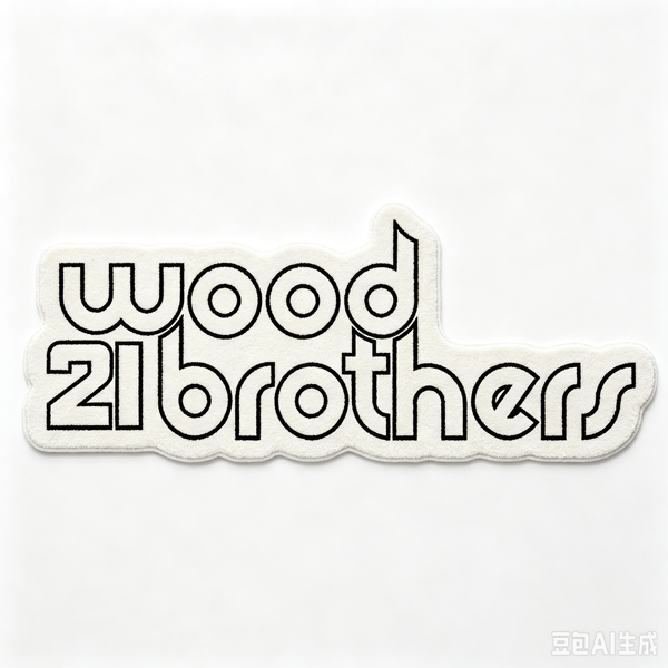 Wood Brothers Racing Team Logo Rug