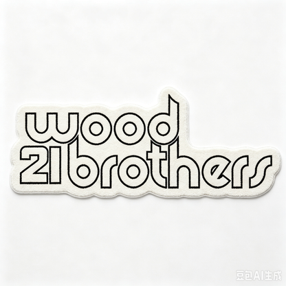 Wood Brothers Racing Team Logo Rug