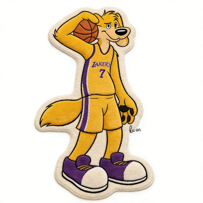 Los Angeles Lakers mascot Rug